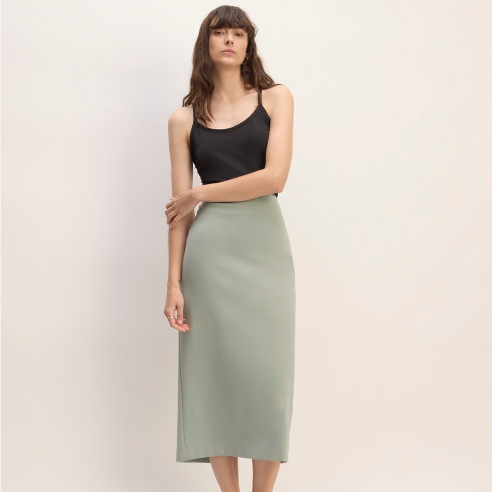 Everlane Maxi Dream Skirt Sage Green XS